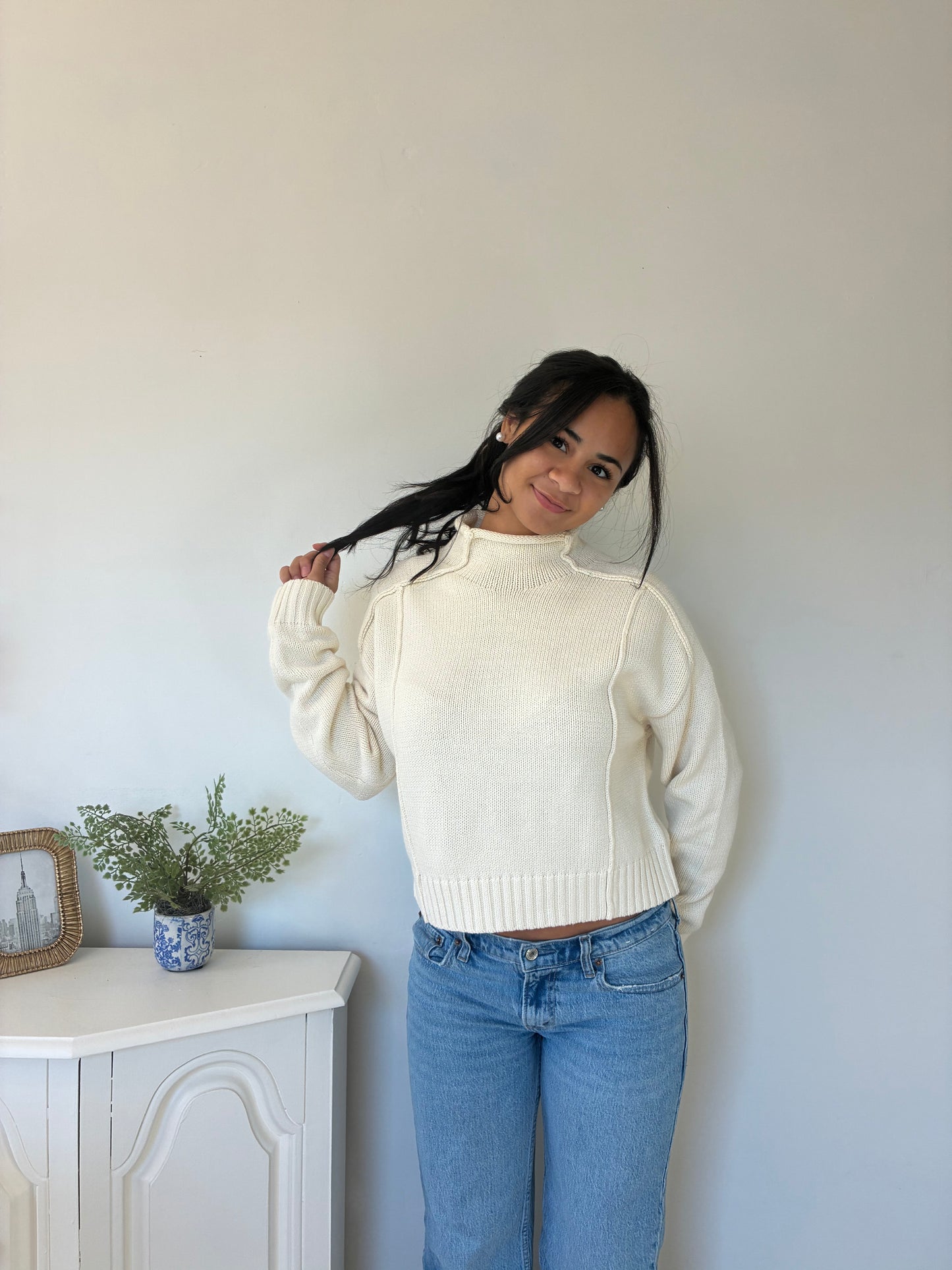 Mock Neck Sweater